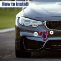 X Autohaux Purple Aluminum Alloy Front Bumper Trailer Ring Eye Towing Tow Hook Screw For Bmw 325i 335i 550i 125i 120i 330i 318i