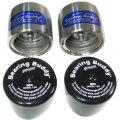 Two Bearing Buddy Protectors 2 047 Diameter 2047 Chrome Finish With Bras 
