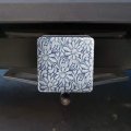 Delicate Hand-drawn Lace Pattern Hearts Tow Trailer Hitch Cover Plug Insert