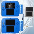 Top Bottom Upper Lower Lcd Screen Display For Nin-tendo 2ds Touch Digitizer By Grabote
