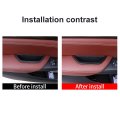 Yiwang Carbon Fiber Style Abs Interior Driver S Door Armrest Storage Box Frame Trim Cover For Bmw X3 X4 F25 F26 2011-2017 Auto