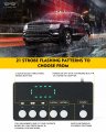 Led Rooftop Strobe Beacon Light Bar With Magnetic Mount Red White Emergency Warning Safety Caution Lights For Construction