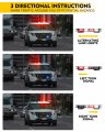 Led Rooftop Strobe Beacon Light Bar With Magnetic Mount Red White Emergency Warning Safety Caution Lights For Construction