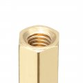 Uxcell 130pcs Brass Straight Pcb Pillar Female Thread Hex Standoff Spacer M3x5x10mm