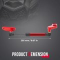 Kemimoto X3 Door Opener Kits Shocks Struts Compatible With 2017-2023 Can Am Maverick And Max Front Rear Doors Red