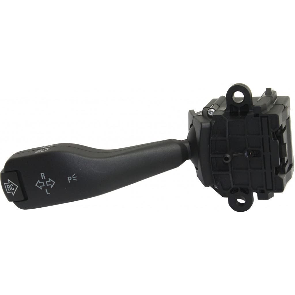Turn Signal Switch For Bmw 325xi 330xi 2001 2002 2003 2004 2005 With Trip Computer Controls 4 Male Pin Terminals Black Standard
