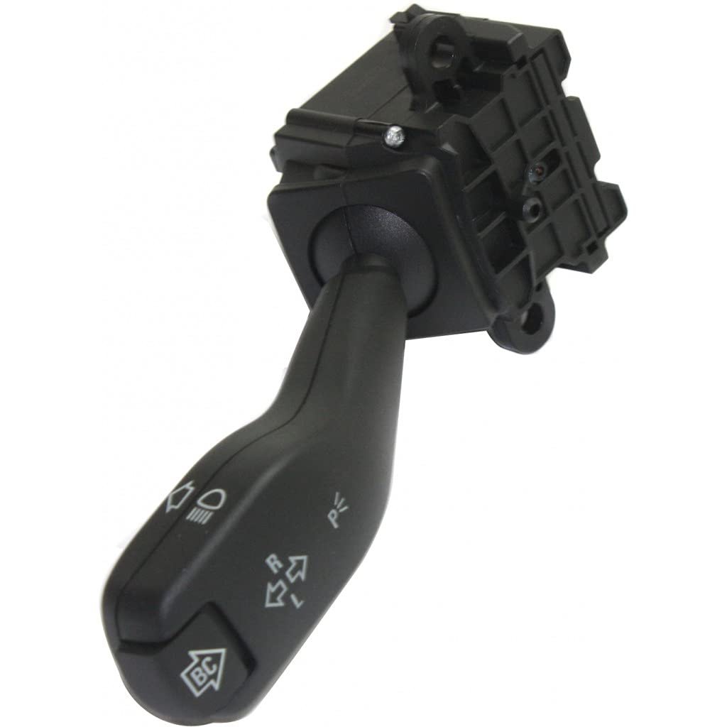 Turn Signal Switch For Bmw 325xi 330xi 2001 2002 2003 2004 2005 With Trip Computer Controls 4 Male Pin Terminals Black Standard