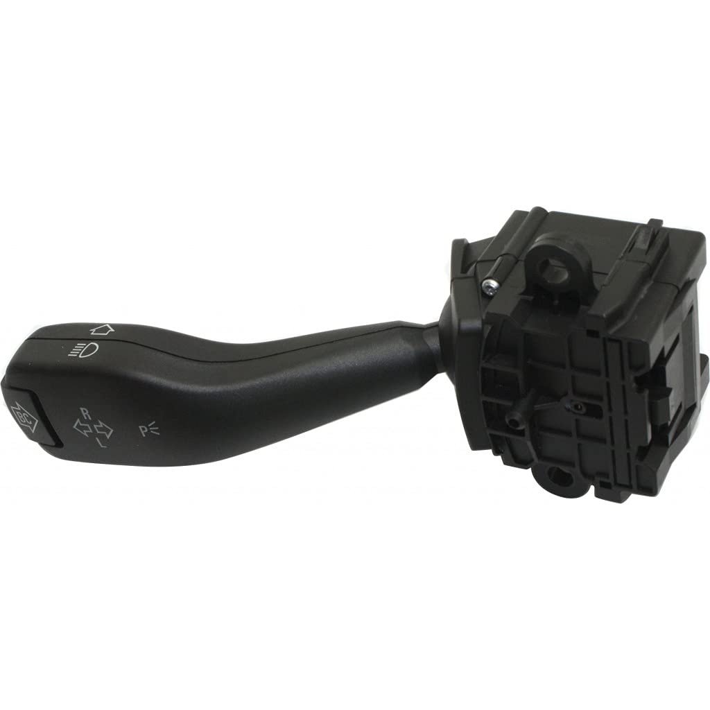 Turn Signal Switch For Bmw 325xi 330xi 2001 2002 2003 2004 2005 With Trip Computer Controls 4 Male Pin Terminals Black Standard