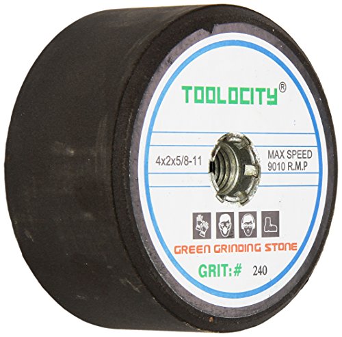 Toolocity Gsb0240g 4-inch Green Grinding Stone 240 Grit With 5 8-11 Thread