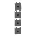Front Brake Pads For Chevy Corvette 20 2026 Low Metallic 2 61 Inner Height 2 19 In Pad Width 5000 Advanced Series Alx Pau Df 