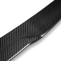 V-style Rear Car Trunk Lid Spoiler Compatible With Audi A4 Quattro Sedan 2009-2012 Glossy Black Carbon Fiber