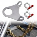 Rulline 5th Wheel Ultimate Connection Safety Chains Plate Towing Accessories With 1 2in Shackles 