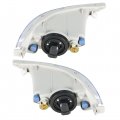 Wflnhb 2pcs Driving Fog Lights Lamp Replacement For 2002 2003 2004 Toyota Camry 2005-2008 Corolla Solara With 9006 12v 55w