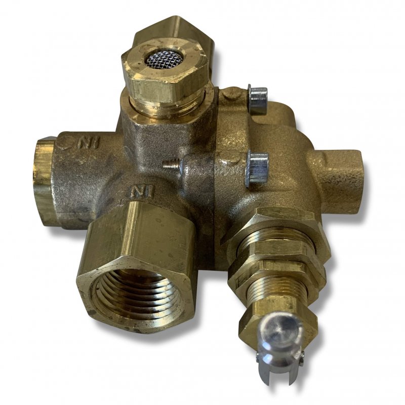 Gas Air Compressor Unloader Valve Pilot Check Combination 095-125 Psi Top Inlet