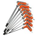 1 Piece Allen Key Hex Metric Wrench T-handle With Ball End Cr-v 2-10mm Nljbs-01 2mm