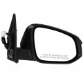 Ocpty Passenger Side Mirror Exterior View Fit For 2014 Toyota Rav4 Black Smooth Heat Power Adjusted Turn Indicator Outside
