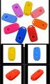 Wswjdw Silicone 2 Buttons Car Key Case Coverchain Ring Key Bag Fit For Vw Amarok Polo Golf Mk4 Bora Jetta Altea Skoda Octavia 