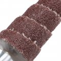 Uxcell 16mm Cone Shape Abrasive Flap Wheel 1 4 Shank For Deburring Sanding Polishing 120 Grit 5 Pcs