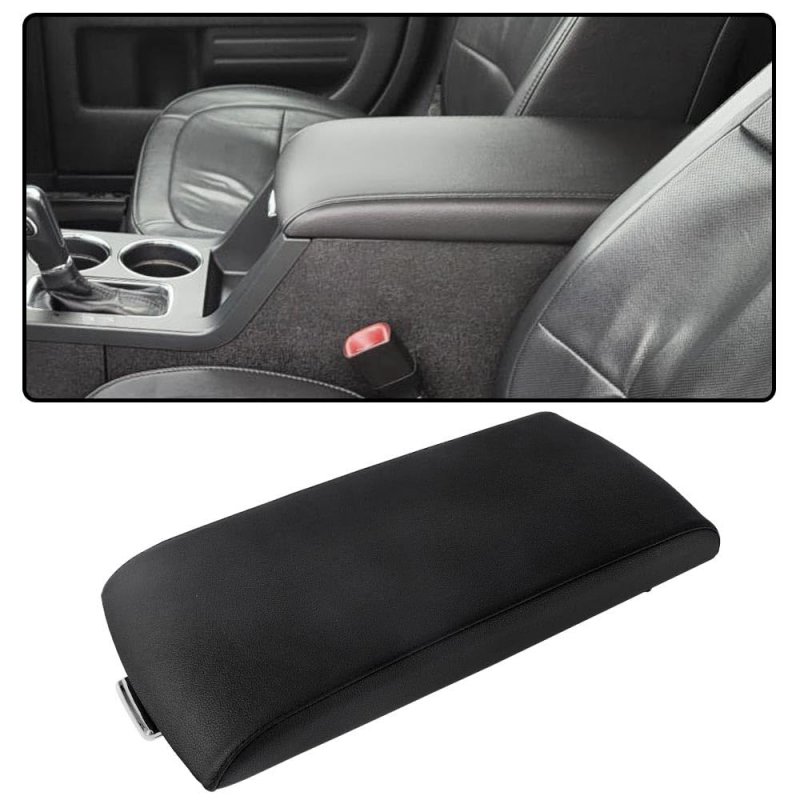 Center Console Lid For 2013-2017 Ford Flex Armrest Cover Black Ea8z7406024ab Da8z7406024ac