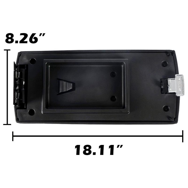 Center Console Lid For 2013-2017 Ford Flex Armrest Cover Black Ea8z7406024ab Da8z7406024ac