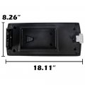 Center Console Lid For 2013-2017 Ford Flex Armrest Cover Black Ea8z7406024ab Da8z7406024ac