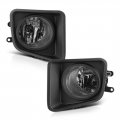Chrome Smoke Oe-style Front Fog Light Driving Lamp Assembly W Bezel For 2014-2021 Toyota Tundra Pickup Truck Power Switch 