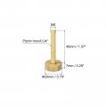 Uxcell Knurled Thumb Screws M6x40mm Flat Brass Bolts Grip Knobs Fasteners For Pc Electronic Mechanical 5pcs