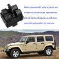 Master Power Window Switch Front Left Driver Side Fits For 2011-2016 Jeep Wrangler 4-door Replaces 68057595ac 68156217aa