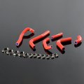 Silicone Radiator Coolant Hose Kit For Honda Crf450r 2002 2003 2004 Red With Clamps