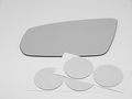 2010-12 Fd Mustang Left Driver Flat Mirror Glass Lens W Adhesive Usa 
