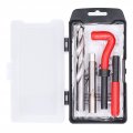 Thread Repair Kit 15pcs Set M14x1 50mm Tool Insert Compatible Hand For Auto Damaged Worn Threads Repairing 