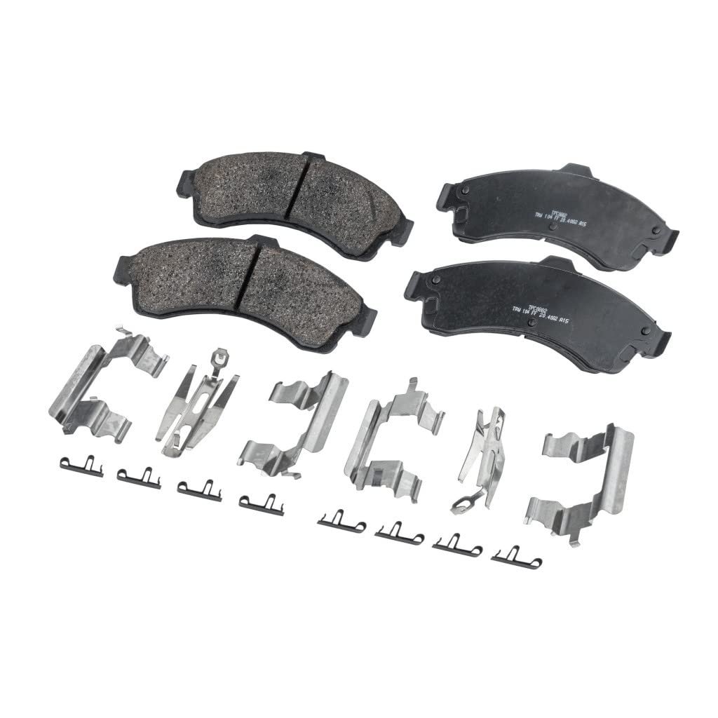 Front Ceramic Brake Pads For Gmc Envoy 2002 To 2005 2 Wheel Set Surestop Pro Line Series Part Number