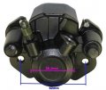 Atv 50cc 70cc 90cc Brake Caliper 62mm Bolt Spacing 1 Chamber 10mm Thread Hose