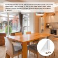 Uxcell 8pcs Angle Corner Brackets 66mm X Cold Rolled Steel Braces Joining Support With Screws For Desk Bed Edge White