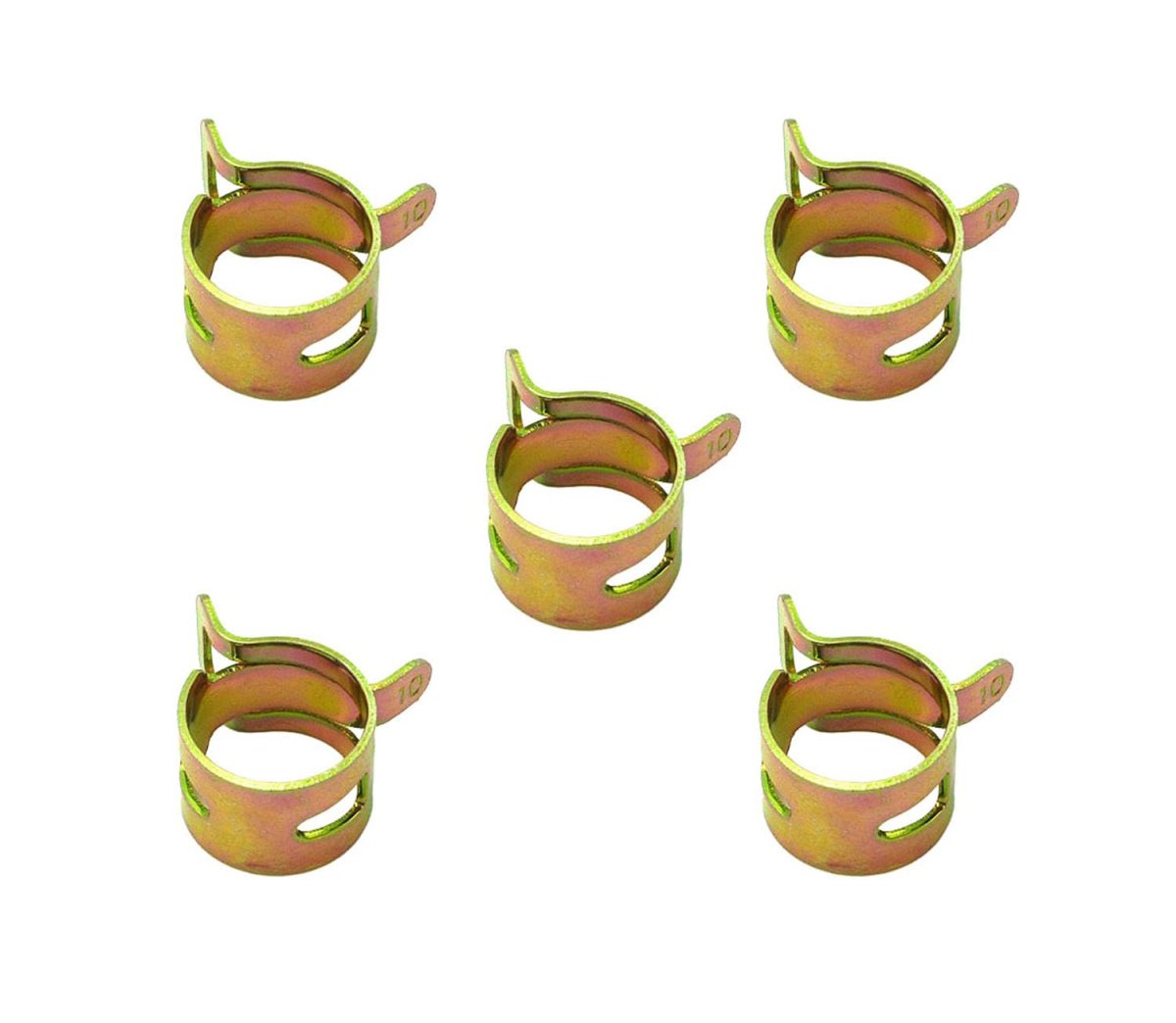 5 Pack Universal Heavy Duty Fuel Line Spring Clips Hose Clamp For 16 In 7 Inner Diameter Sm-07049x5