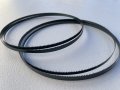 Ground Tooth Band Saw Blades 56 875 In X 0 25 12tpi High Carbon Steel For Wood And Plastic 2 Pack Fits Craftsman 24453 24460 