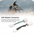 Qiilu Electric Motorcycle Hall Sensor Adapter 2pcs Ip67 Waterproof Sensitive High Efficiency Controller