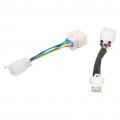 Qiilu Electric Motorcycle Hall Sensor Adapter 2pcs Ip67 Waterproof Sensitive High Efficiency Controller