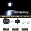 Vipmotoz Full Smd Led License Plate Light Tag Lamp Assembly Replacement Pair For 1997-2011 Compatible With Dodge Dakota Pickup