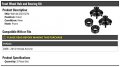 Front Wheel Hub And Bearing 2 Piece Kit Compatible With 2008-2012 Honda Accord
