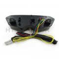 Httmt- Led Smoke Tail Light Compatible With Yamah Yzf R6 2003-2005 R6s 06-08 Motorcycle Integrated Turn Brake