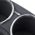 A-premium Gray Dual Cup Holder Compatible With Mercedes-benz W219 Series Cls500 2006-2011 Cls55 Amg 2006 Cls550 Cls63 2007-2011