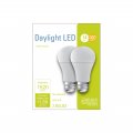 Ge Lighting Led Light Bulbs A19 Standard Bulb 12 Watts 75 Watt Equivalent Daylight Medium Base Non-dimmable 2 Pack