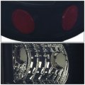 Compatible With Chevy Silverado Gmt800 2pc Pair Of Black Housing Headlight Smoked Lens Led Tail Light