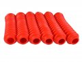 6 Shock Boots Red Fits Most Shocks For Jeep Universal Off Road Vehicles 