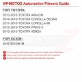 Sequential Turn Signal Vipmotoz Smoke Lens Full Led Amber Side Marker Light Lamp Assembly Replacement Pair For Toyota Corolla