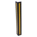Garage Wall Protector Rubber Reflective Corner Guard Anti Scratch With Fluorescent Strip For Parking Lot And Safety