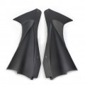 Liru 2pcs Side Air Duct Cover Fairing Cowling Insert Part Bode Frame For Yamaha Yzf R6 2006 2007 Black