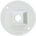 Bell 5193-6 Raco Round Cluster Cover For Use With Weatherproof Boxes Die Cast Zinc Powder Coated White 