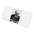 Trump Mugshot Not Guilty Novelty Metal Vanity Tag License Plate